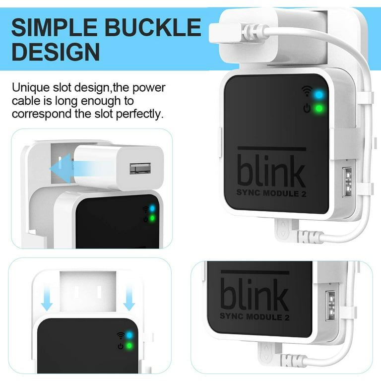 Blink Sync Module 2 Outlet Mount with Cable Anchor - .de