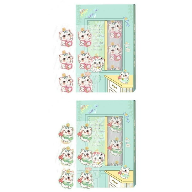 60 PCS Aroma Sticker Aceite Esencial Natural Para Colth Cats Theme