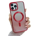 thumbnail image 1 of MagSafe Compatible iPhone 14 Pro Max Case, iPhone 14 Pro Max Magnetic Glitter Case, Luxury Plating Clear Case for Women Girls Shockproof Back Cover, Deep Purple, 1 of 6