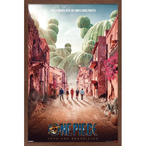 Netflix One Piece: Season 2 (2026) - Whisky Peak Key Art Wall Poster, 14.725" x 22.375" Framed