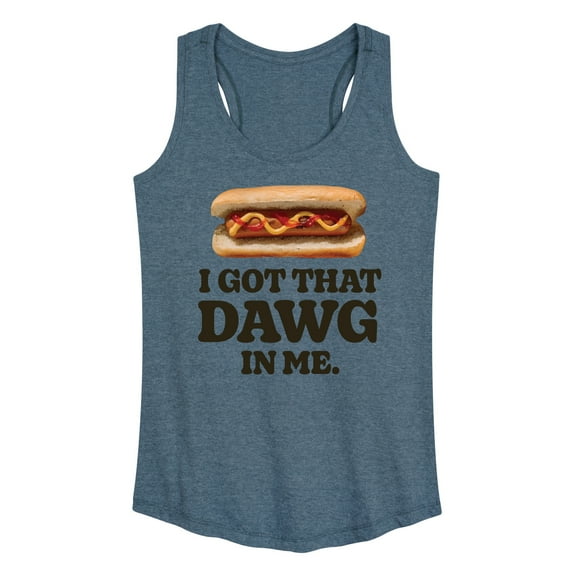Instant Message - Got That Dawg In Me - Women's Racerback Tank Top