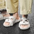 thumbnail image 2 of Summer Men Slipper Skull Cutout Anti-Slip Indoor Outdoor Summer Beach Slippers, 2 of 4