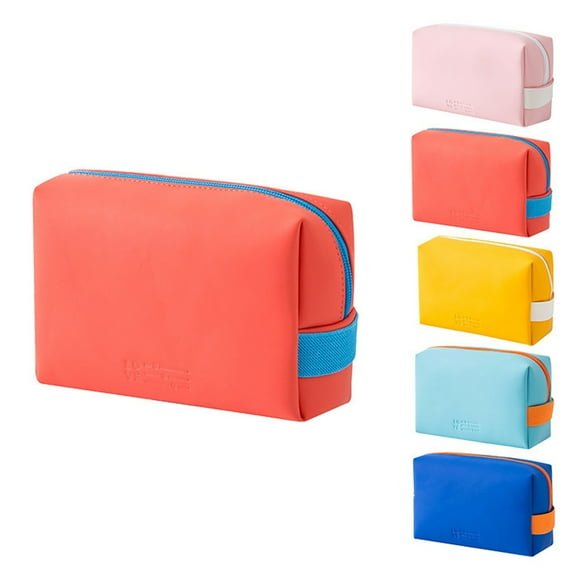 Yesbay Makeup Bag Waterproof Portable Large Capacity Lightweight Jewelry Digital Toiletry Pouch for Vacation,Royal Blue