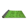 thumbnail image 2 of Ahgly Company Indoor Square Oriental Green Industrial Area Rugs, 3' Square, 2 of 4