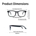 thumbnail image 5 of Smart Glasses Generic AI Real-Time Translation 100+ Languages Photochromic Lenses Bluetooth Audio AI Chat, 5 of 8