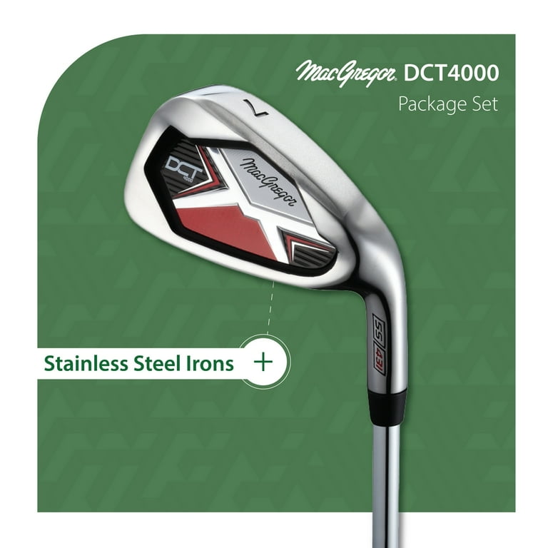 MacGregor Golf DCT4000 1 Inch Longer Golf Clubs Set with Bag, Mens