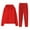 Red, variant on Women's Fashionable Loose Sleeve Hoodie and Pants 2-Piece Set, Oversized Fit Casual Loungewear and Streetwear,Wine 2XL