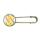 thumbnail image 1 of Broche de Metal antiguo con Patrón de guitarra amarillo Unbranded M, 1 of 3