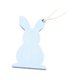 thumbnail image 2 of Adorno colgante de madera con texto en inglés "Happy Easter" para decorar el hogar en vacaciones. Conejo de color azul, 2 of 9