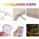 thumbnail image 2 of Luz de salto de cama IP67, luz de bisel de baloncesto resistente al agua, lámpara de cuerda ambiental para acampar alimentada por batería, 4 modos para trampolín de piscina WDOplteas  Para estrenar, 2 of 3