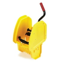 Rubbermaid Commercial Down Press Wringer for WaveBrake Buckets, 16-32 oz Capacity, Yellow, Heavy Duty Mopping/Cleaning for Professional/Janitorial Use