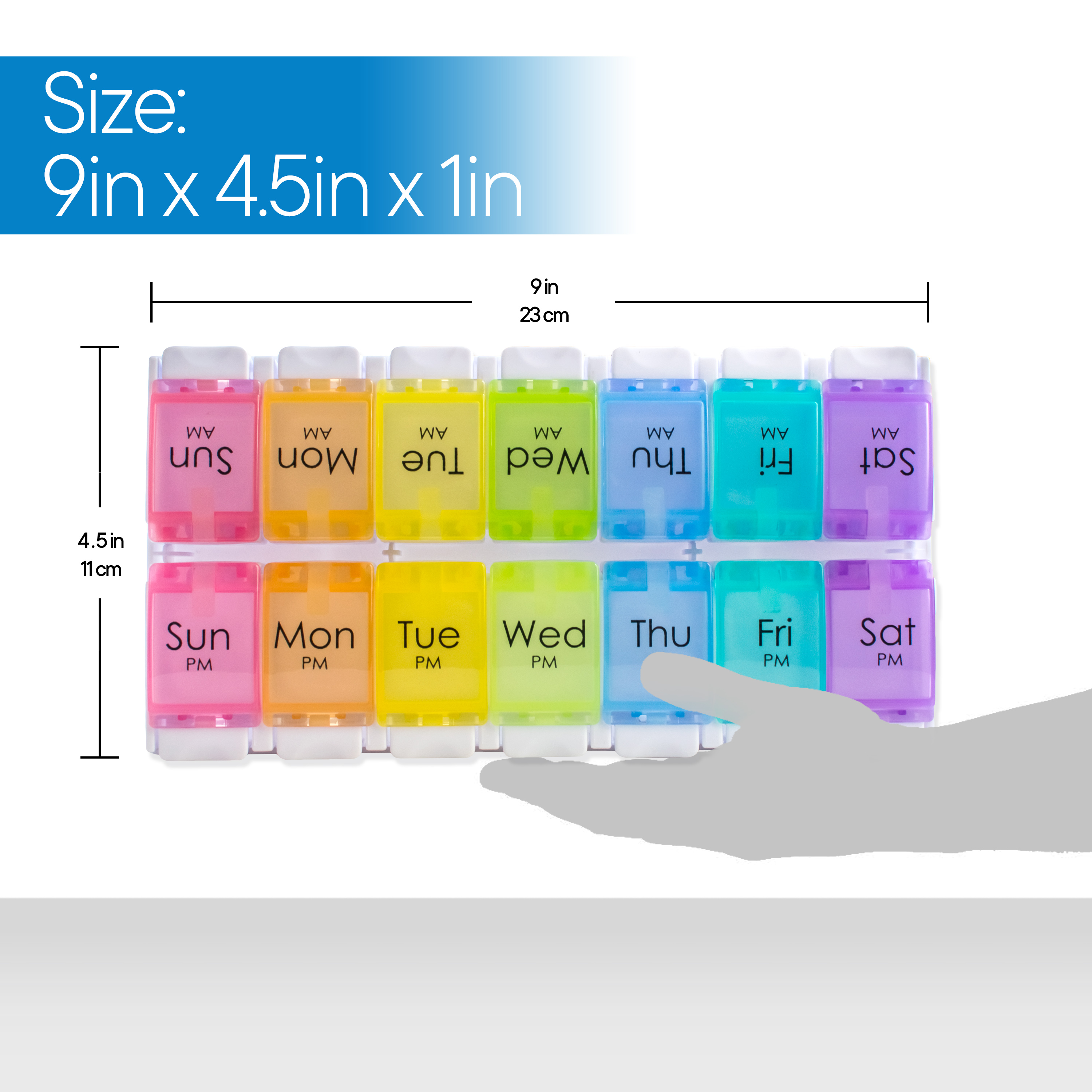 RMS Daily and Weekly Pill Organizer and Medicine Reminder photo 6