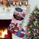 thumbnail image 1 of La Casa de Foster para Amigos Imaginarios Tema: Calcetines de Navidad, fino lino blanco para colgar en escaleras y chimenea, decoración navideña para el hogar, regalo de Navidad.54cm×38cm, 1 of 5