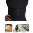 thumbnail image 2 of Chaleco De Sudor Chaleco moldeador de cuerpo para mujer, ropa moldeadora de cuerpo sudoroso para ejercicio físico (azul S/M), 2 of 9