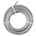 thumbnail image 3 of 3/16" Wire Rope Kit, 30', 2 Thimbles and 6 Clips Included, Zinc, Peerless Chain Company, #4742760, 3 of 6