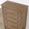thumbnail image 6 of Steve Silver Riverdale Rustic Vertical Dresser with 5 Drawers and Felt Interior, Brown, 6 of 7