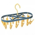 thumbnail image 3 of XZNGL Roller Retractable Laundry Rack Underwear Socks Hook Hanger Dryer 12 Clips, 3 of 8
