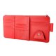 thumbnail image 5 of Organizador de visera para automóvil para gafas, tarjetas, bolígrafos y documentos. Soporte para gafas. Rojo con Cremallera, 5 of 9