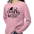 thumbnail image 2 of Crafty Witch Long Sleeve Shirt Unisex 4X-Large Pink, 2 of 5