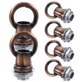 thumbnail image 1 of 6Pcs Industrial Lifting Rings Zinc Alloy Threaded Eye Nuts Lounge Decor, 1 of 8
