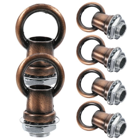 

Zonhebin 6pcs Lamp Hooks Loop Rings Lifting Eye Nut Hook Rings Chandelier Lighting Fixture Parts