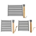 thumbnail image 5 of RichLink Hot Dog Rack Removable Stainless Steel Grill Sausage Rack Rolling Hot Dog Grill,B, 5 of 10