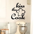 thumbnail image 2 of Handmadetneonsign Kiss The Cook Words Metal Wall Art Light, Quote Metal Sign Wall Decor, Quote Metal Decor, 2 of 5