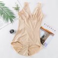 thumbnail image 1 of Ropa moldeadora de una pieza con escote en V fino para posparto de verano, ropa moldeadora de vientre, corsé, ropa interior de belleza corporal, seda de hielo transpirable, 1 of 6