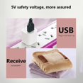 thumbnail image 5 of 5v Electric Blankets Multifunctional Portable Winter Warm Heating Blanket Usb Charging With Pocket Safe Comfortable For Body, 5 of 5