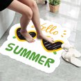Bathroom Door Mat Indoor Carpet Non Slip Washable Low Down Floor Carpet