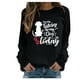 thumbnail image 2 of Puntoco Mujeres Casual Manga Larga Impresión O-Cuello tops Camisa Blusa Pullover Puntoco Puntoco-4520, 2 of 3