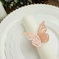 thumbnail image 5 of BalsaCircle 12 Laser Cut Butterfly Napkin Rings Dinner Party Wedding Decorations Events Reception Supplies, 5 of 8