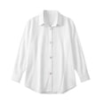 thumbnail image 4 of cocolona Heart-Shaped Button Down Blouses for Women Solid Color Long Sleeve Lapel Shirts Trendy Casual Blouses, 4 of 7