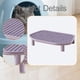 thumbnail image 5 of Caja de arena para gatos Step, malla duradera, tapete para atrapar arena para gatos, plataforma portátil para Púrpura, 5 of 6