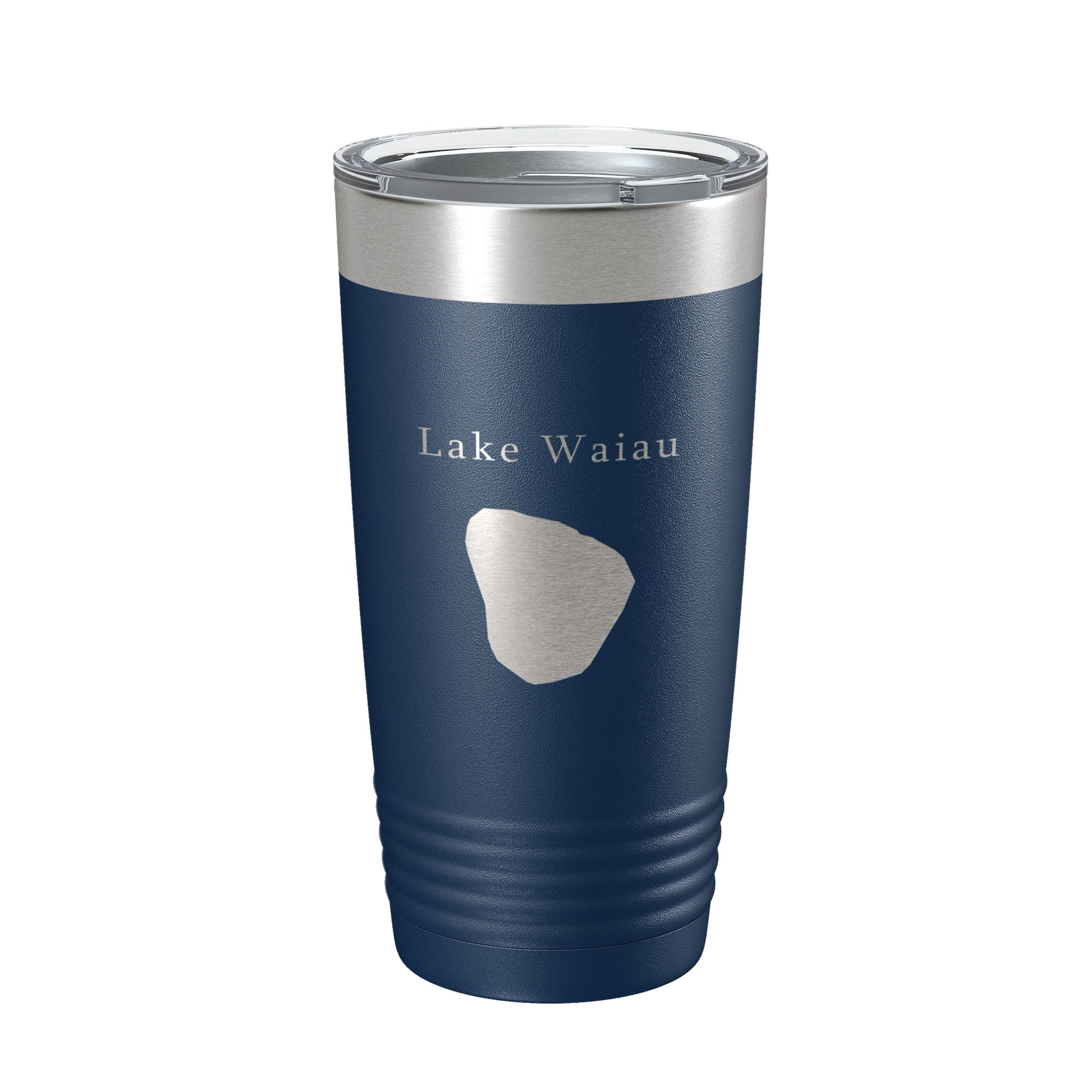 Lake Waiau Map Tumbler Travel Mug Insulated Laser Engraved Coffee Cup