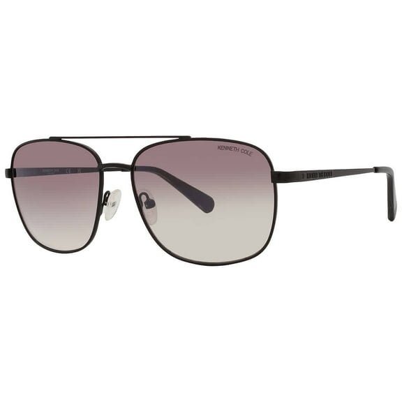 Kenneth Cole New York Smoke Gradient Square Men's Sunglasses KC00035 01B 59
