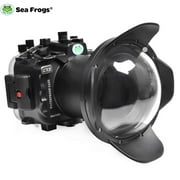 Seafrogs [40M/130FT] Underwater Housing Waterproof Camera Case w/ 6 Inch Dome Port Kit for Sony A7R IV A7R4 ILCE-7R IV