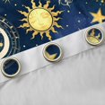 thumbnail image 4 of Manfei Moon Sun Curtains Pack of 2 (42x84 Each) for Teens,Bohemian Theme Curtains Blackout,Polka Dots Bedroom Curtains,Lightweight Room Decor, 4 of 6