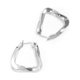 thumbnail image 1 of Agujas plateadas brillantes, pendientes dorados triangulares, pendientes individuales, pendientes simples de moda para mujer, 1 of 5