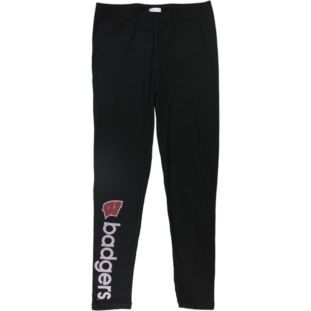 Leggings G-III Sports Badgers casuales para mujer negro grande