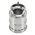 thumbnail image 4 of Camping Stove, Anti Rust Combustion Holes Alcohol Stove Stainless Steel Compact With Storage Bag For Outdoor Round,High Feet, 4 of 8