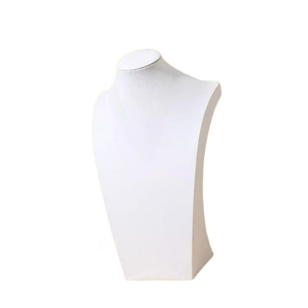Busto de collar Soporte de busto de joyería Organizador de cadena de joyería Estante de almacenamiento de collar SG