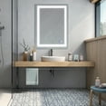 thumbnail image 3 of Topcobe 28 x 36 Inch Wall Mounted LED Vanity Mirror with Anti Fog, Adjustable Lighted Makeup Mirrors for Bathroom, Horizontal / Vertical, 3 of 8