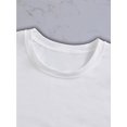 thumbnail image 3 of Women's Casual Short-Sleeve T-Shirt with Cute Anime Cat & Humorous Comic Print - White Round Neck Tee, Machine Washable, Unique Gift for Anime Fans, Anime Accessories, 3 of 6