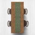 thumbnail image 2 of Creative Products Green and Gold Diamond 16 x 90 Cotton Twill Table Runner, 2 of 3