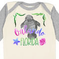 thumbnail image 4 of Inktastic Orlando Florida Cute Swimming Manatee Boys or Girls Long Sleeve Baby Bodysuit, 4 of 5