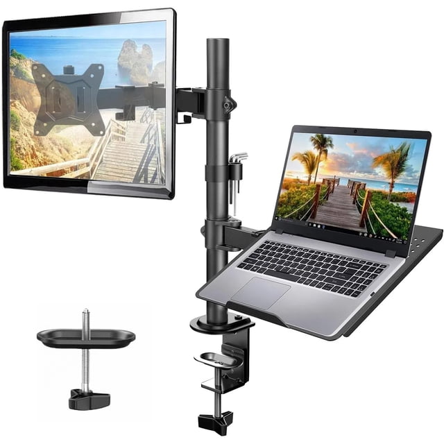 Soporte para monitor portátil HUANUO con capacidad para pantallas de 13 a 32 pulgadas, 22 libras