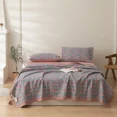 thumbnail image 3 of Manta de gasa de algodón 100 % hilo teñido ropa de cama Jacquard cama punto a cuadros colcha hogar mantas cubrecama colcha para la cama, 3 of 5