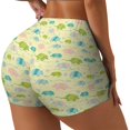 thumbnail image 1 of Fotbe Armadillo Floral Shorts Sin Costuras – Shorts Deportivos de Cintura Alta para Mujer, Elásticos para Gimnasio, Yoga, Running o Ciclismo-XX-Large, 1 of 8