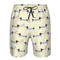 thumbnail image 3 of Balery Dachshund Dog Puppy Traje de Baño Estilo Hawaiano para Hombre, Shorts de Secado Rápido con Bolsillos-3X-Large, 3 of 6